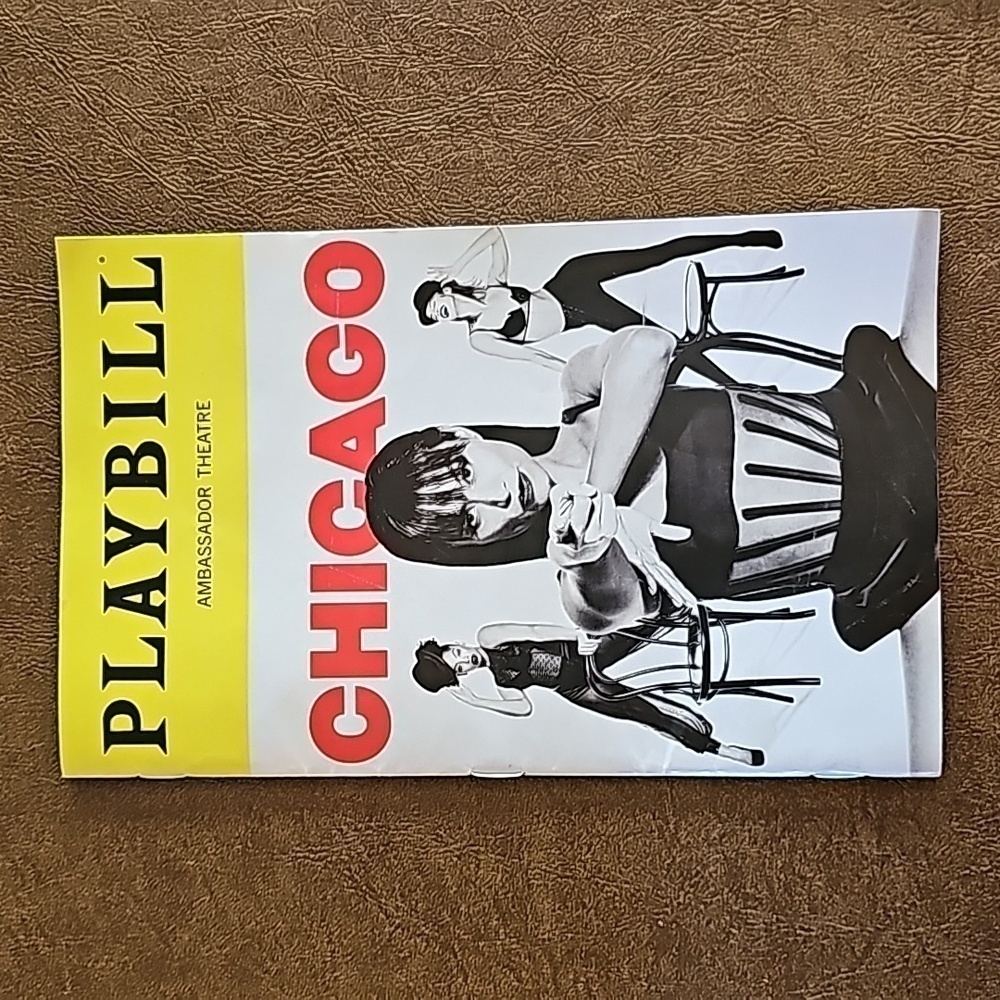 NEW Chicago 2023 Playbill - Featuring Charlotte d'Amboise